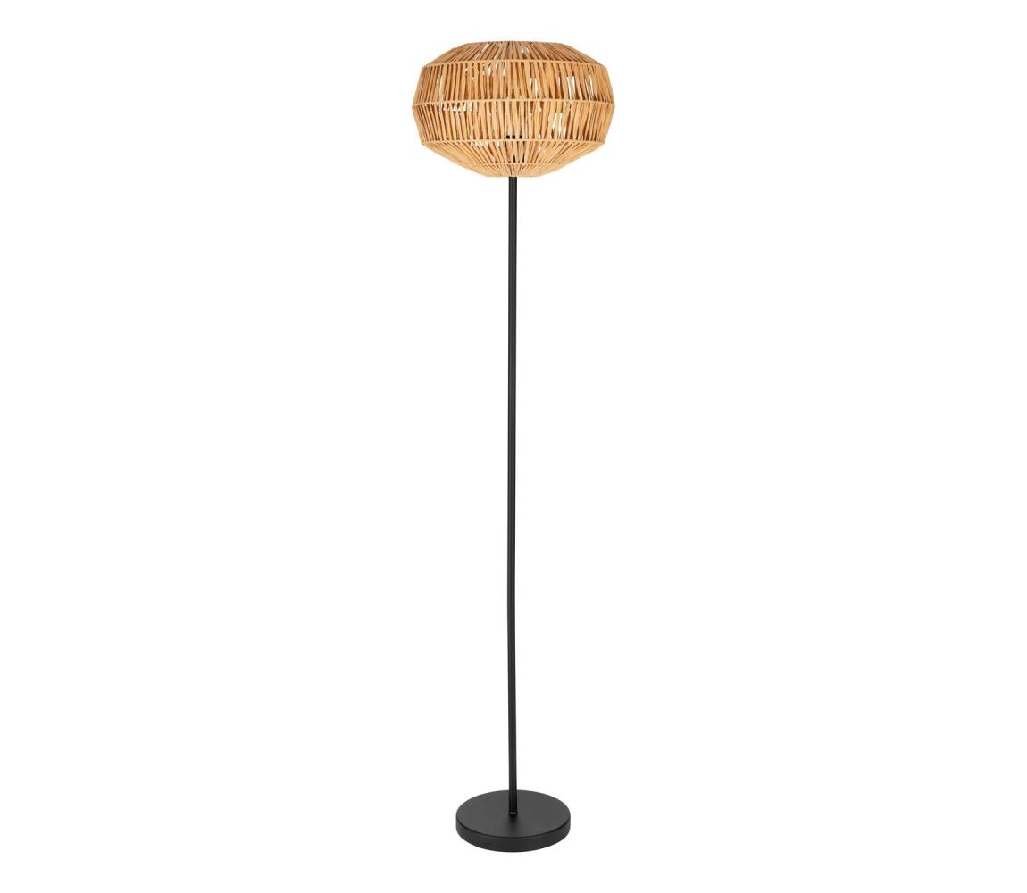 Eglo 44146 - Stojací lampa SHELDON 1xE27/40W/230V hnědá 44146