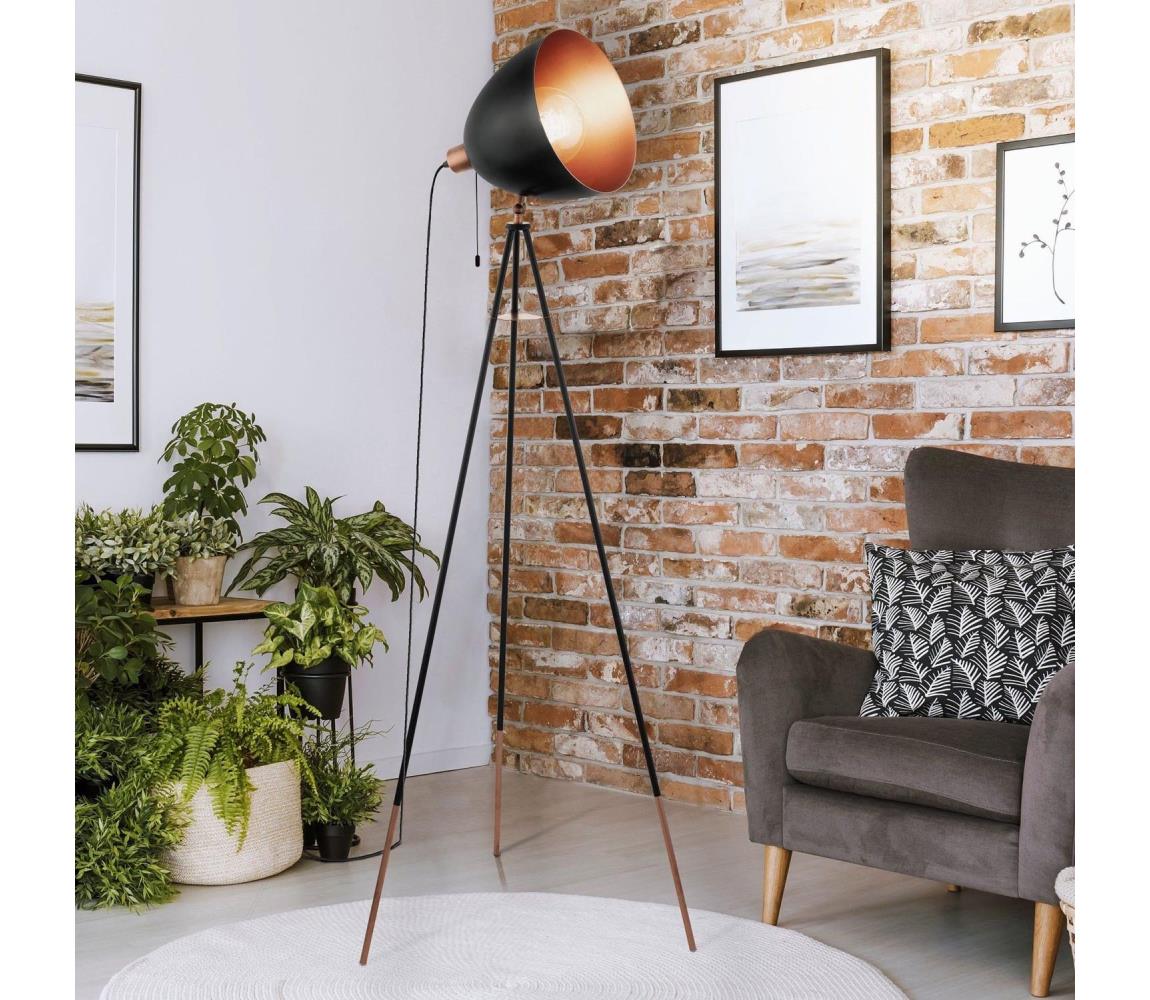 Eglo 49386 - Stojací lampa CHESTER 1xE27/60W/230V 49386