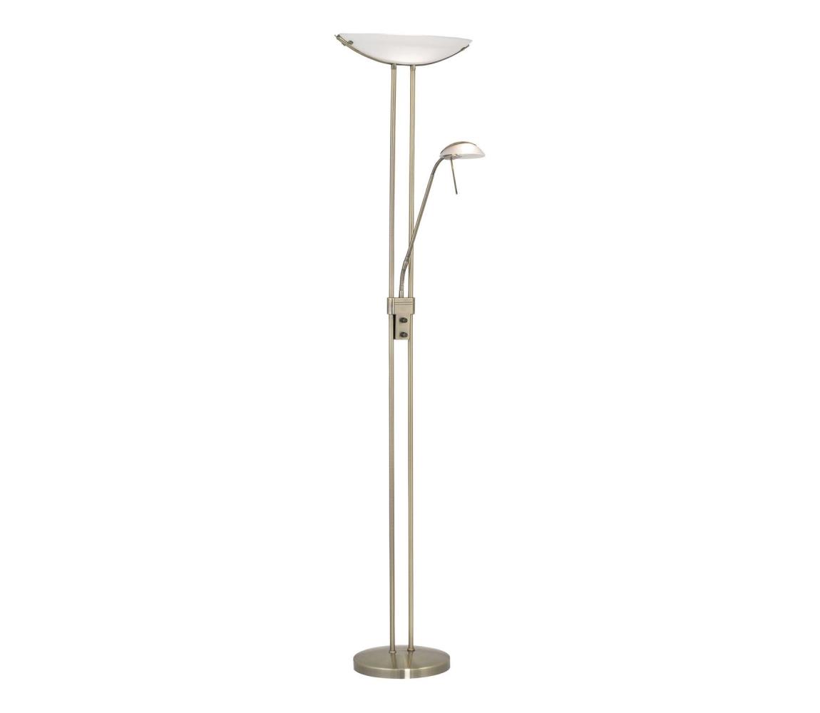 EGLO 85974 - Stmívatelná stojací lampa BAYA 1xR7s/230W + 1xG9/33W bronz 85974