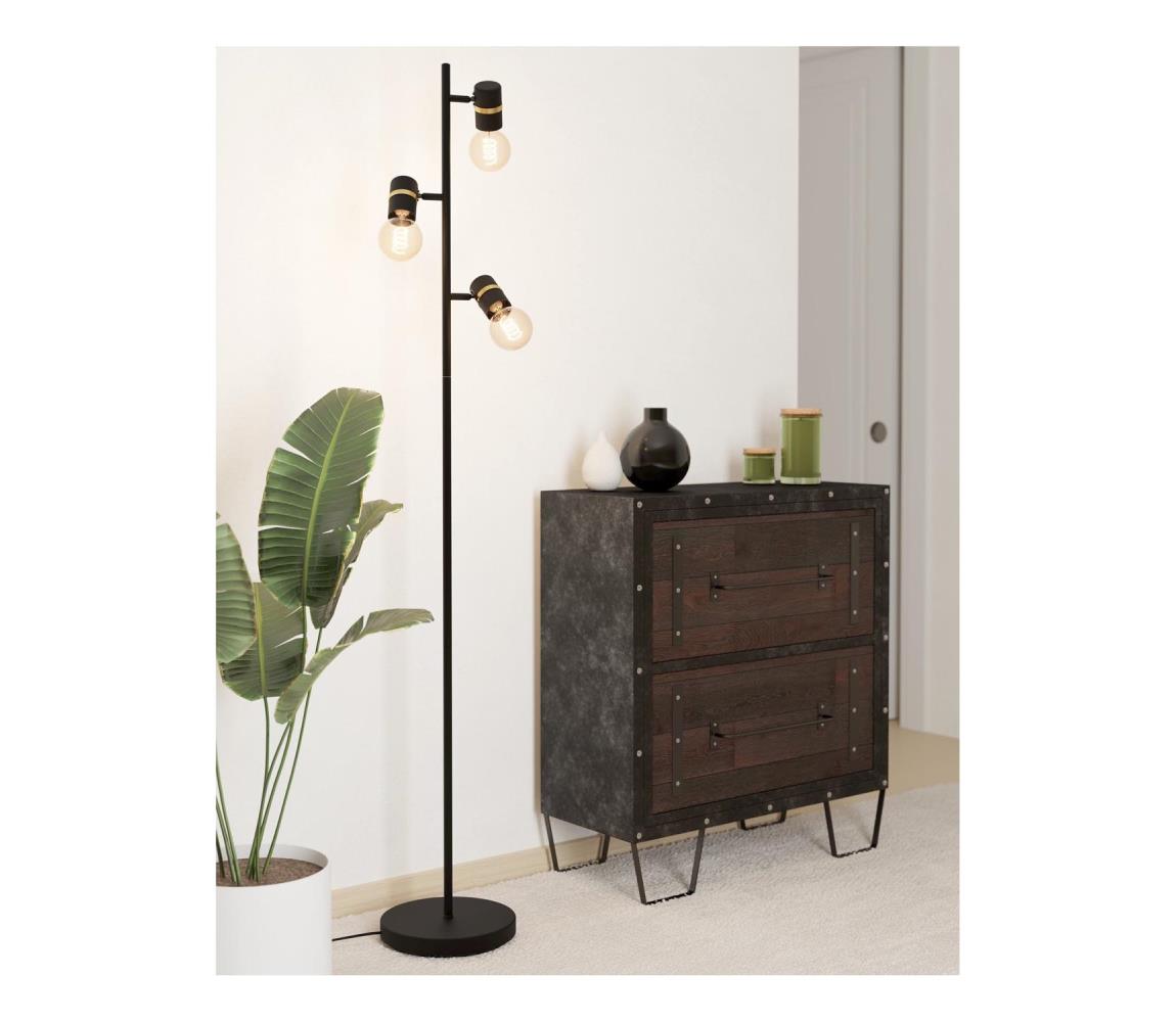 Eglo 900179 - Stojací lampa LURONE 3xE27/10W/230V 900179