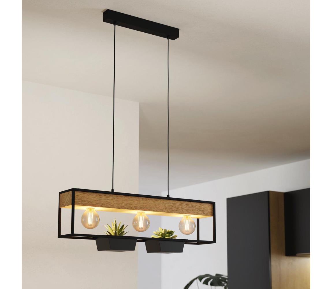 Eglo 900349 - Lustr na lanku LIBERTAD 3xE27/40W/230V 900349