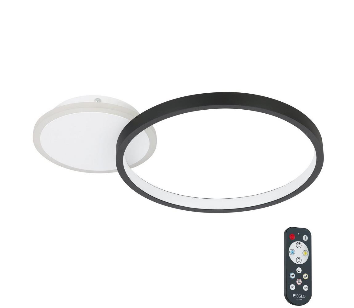 Eglo 900421 - LED Stmívatelné stropní svítidlo GAFARES LED/15W/230V černá + DO 900421