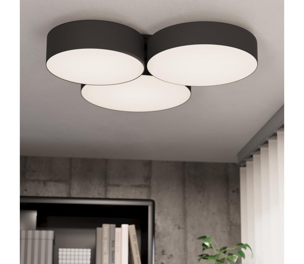Eglo 900853-LEDRGBW Stmívatelné stropní svítidlo BARBANO-Z 3xLED/7,5W/230V černá 900853