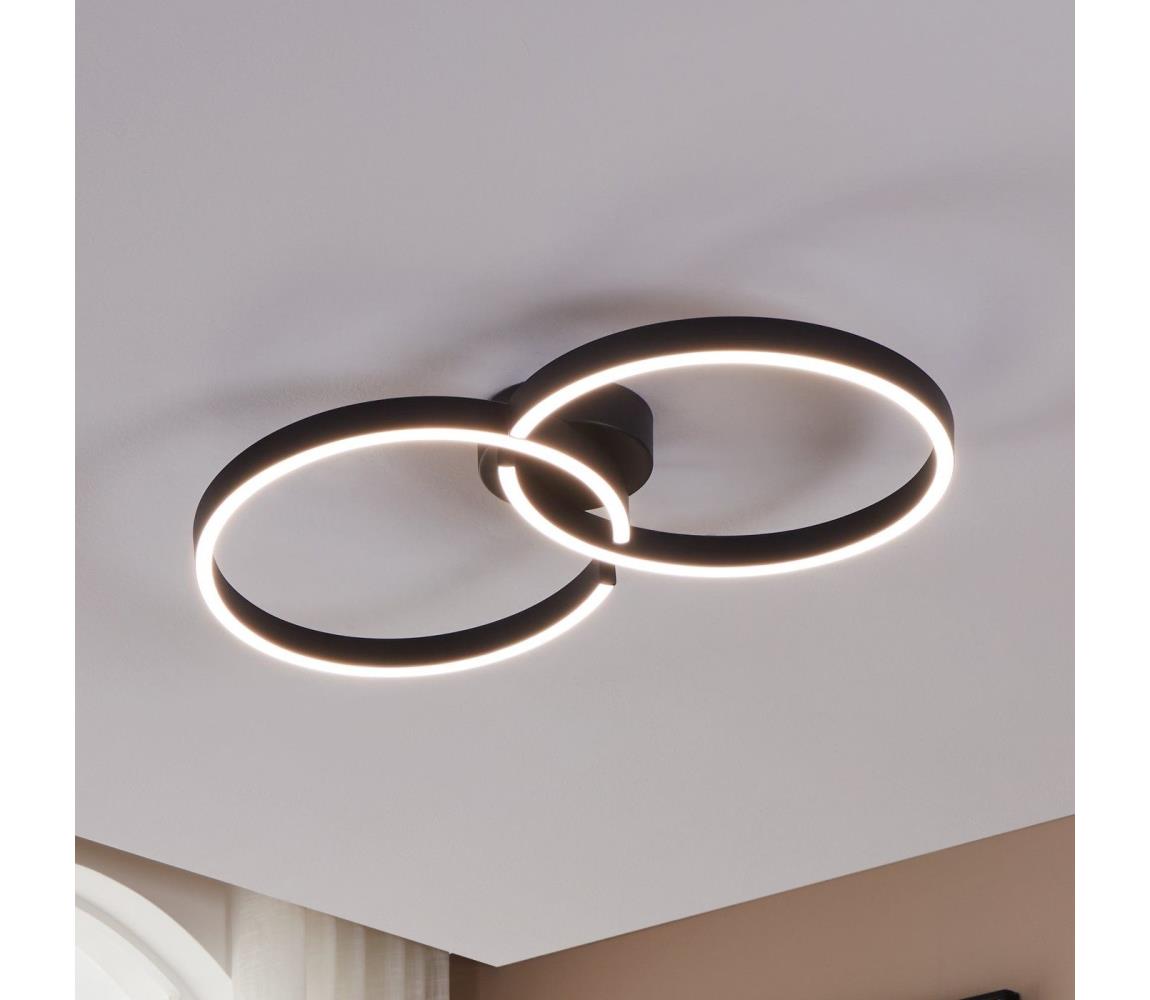 Eglo 900955-LED RGBW Stmívatelné stropní svítidlo AMANDOLO 19,5W/230V černá + DO 900955
