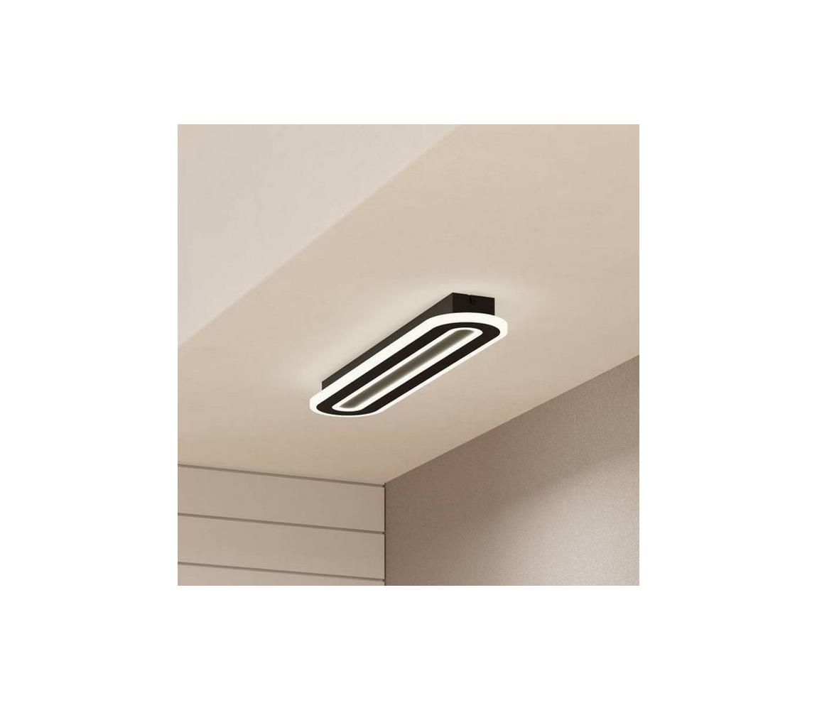 Eglo 901243 - LED Stmívatelné stropní svítidlo MACCHIONI LED/20W/230V černá + DO 901243