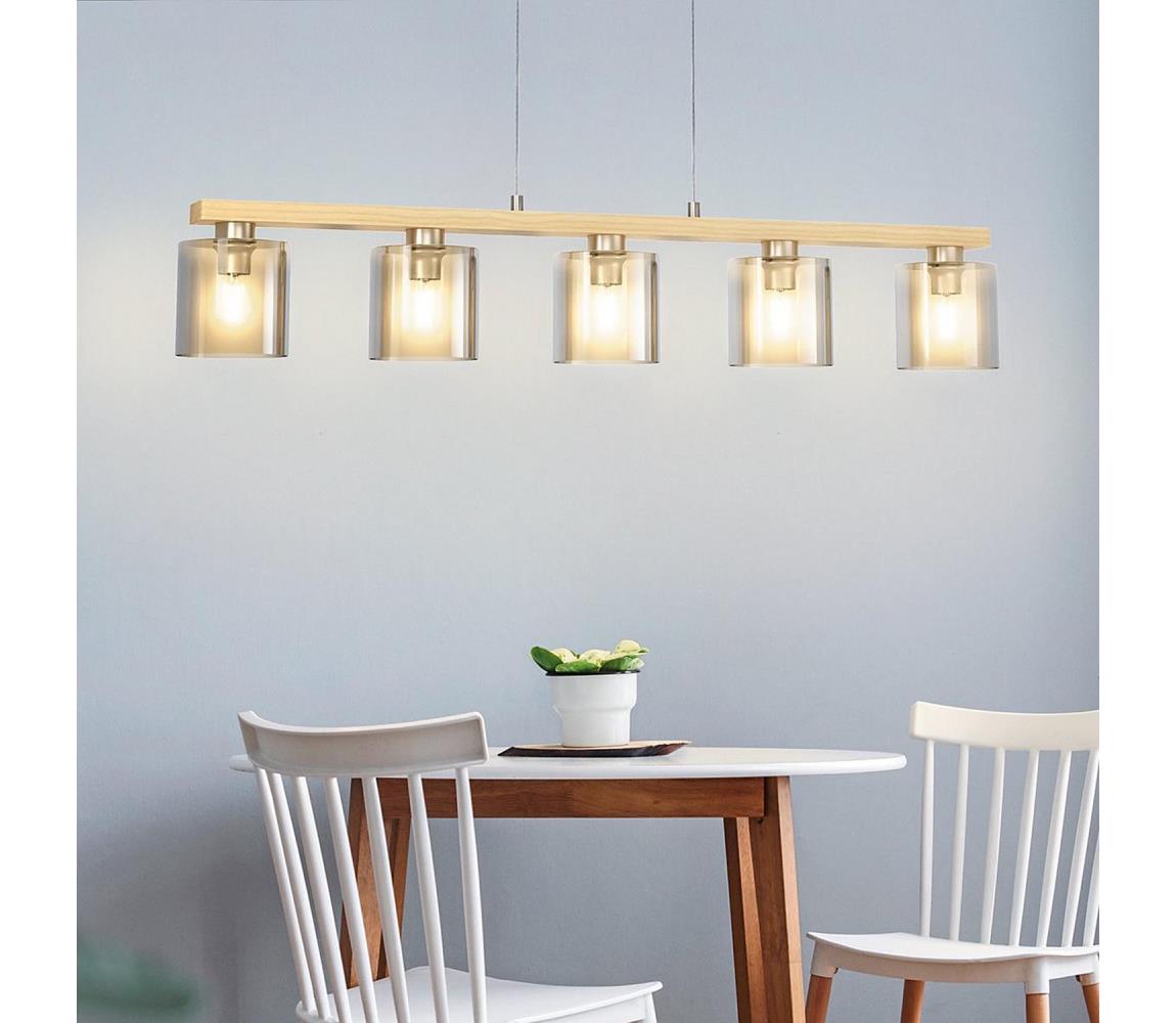 Eglo 901292 - Lustr na lanku CASTRALVO 5xE27/28W/230V 901292