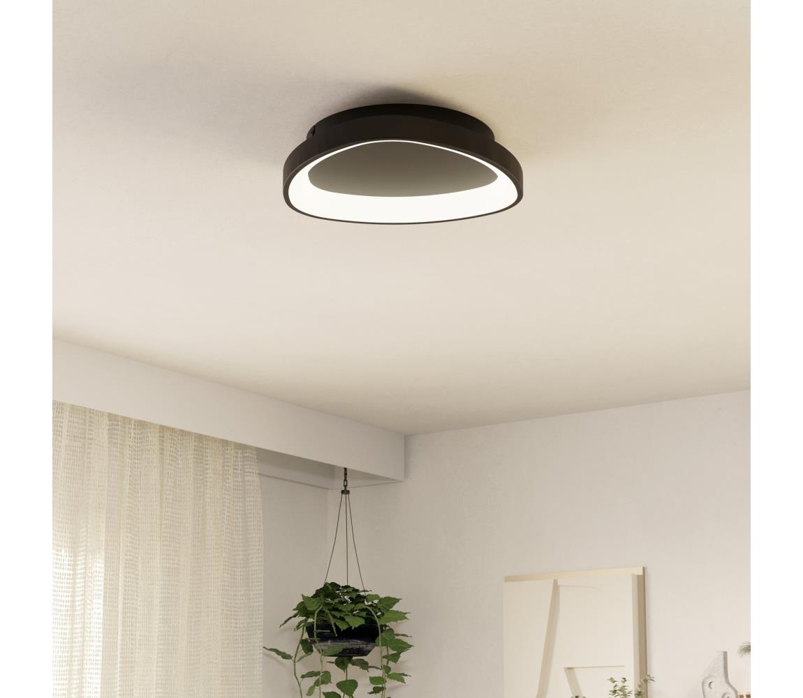 Eglo 901584 - LED Stmívatelné stropní svítidlo LORETELLO LED/12W/230V černá + DO 901584