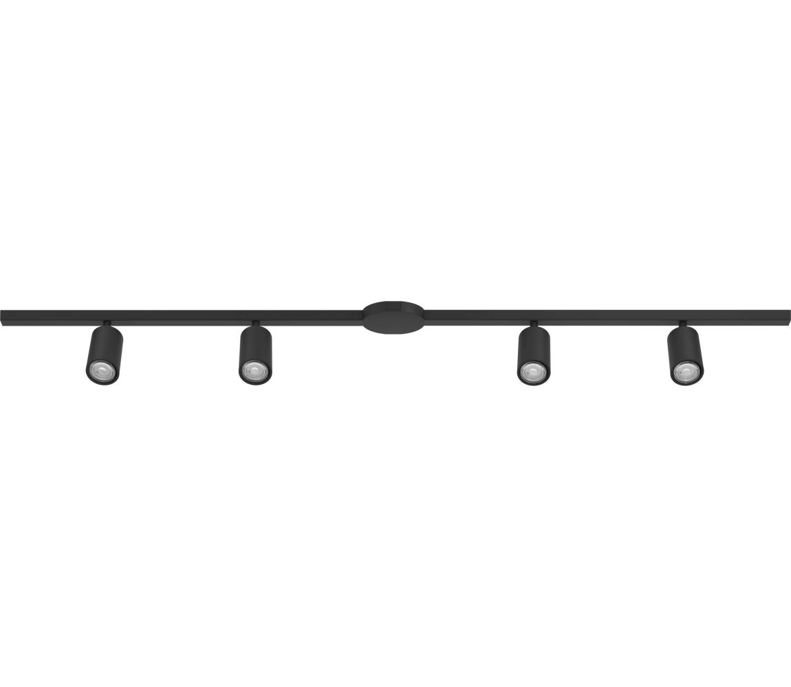 Eglo 901652 - Bodové svítidlo EASYT SET 3 SPOTS 4xGU10/10W/230V černá 901652
