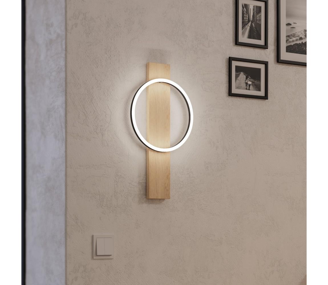 Eglo 901715 - LED Nástěnné svítidlo BOYAL LED/12W/230V 3000K béžová/černá 901715