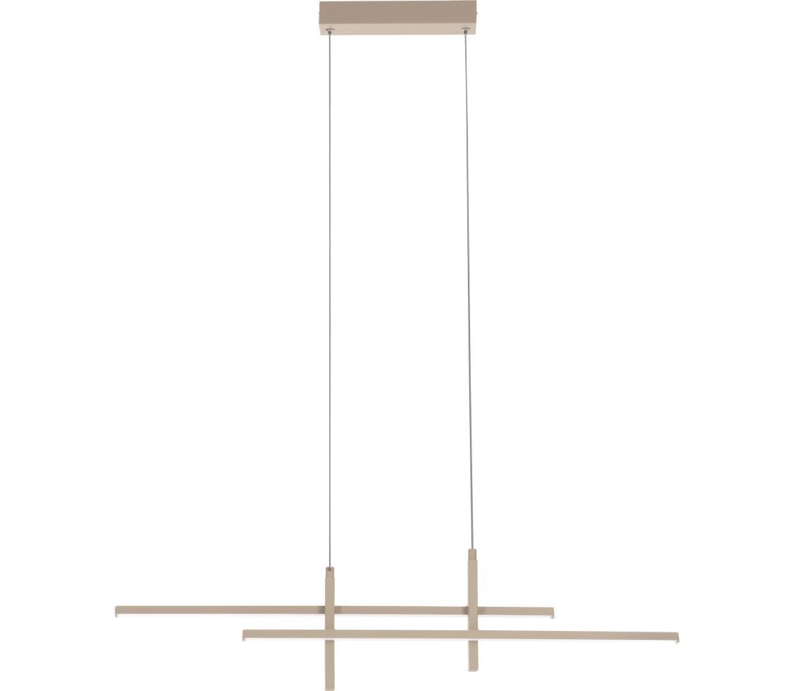 Eglo 901887 - LED Lustr na lanku TREPILIANO LED/20W/230V béžová 901887