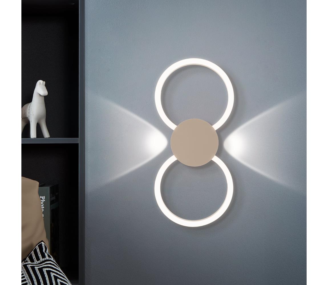 Eglo 902127 - LED Nástěnné svítidlo CELLO LED/20W/230V + LED/0,91W béžová 902127