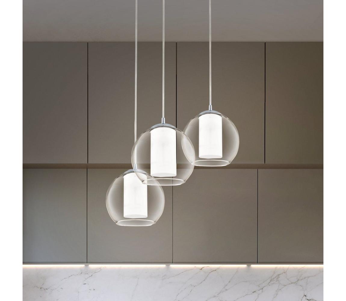 Eglo 92762 - Lustr na lanku BOLSANO 3xE27/60W 92762