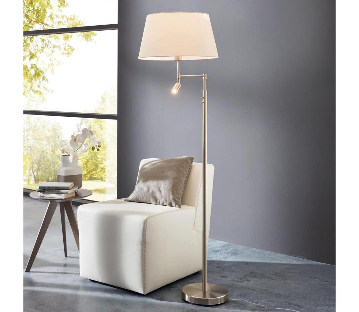 Eglo 94946 - Stojací lampa SANTANDER 1xE27/60W + LED/2,1W 94946