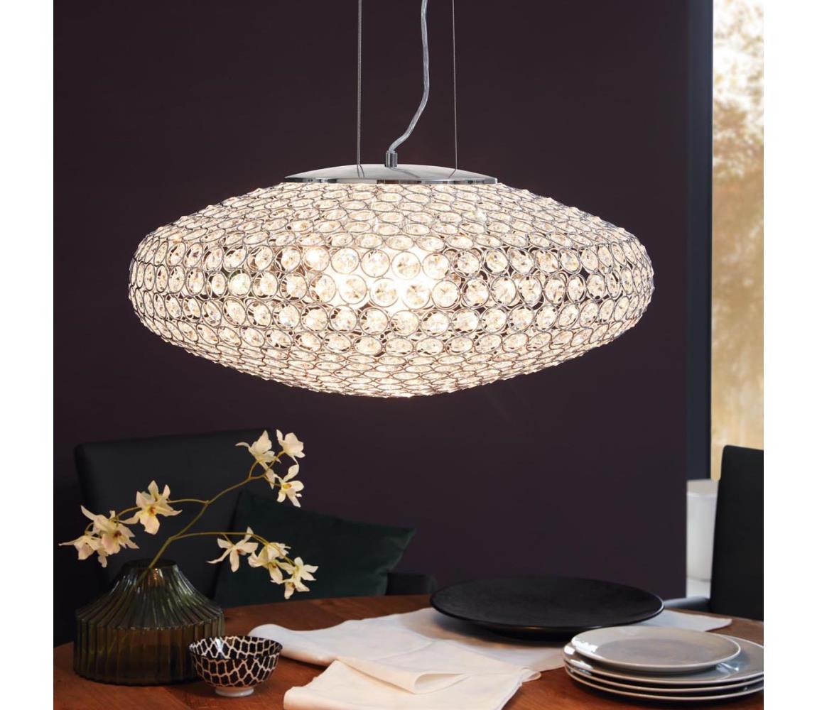 Eglo 95287 - Lustr na lanku CLEMENTE 3xE27/60W/230V 95287