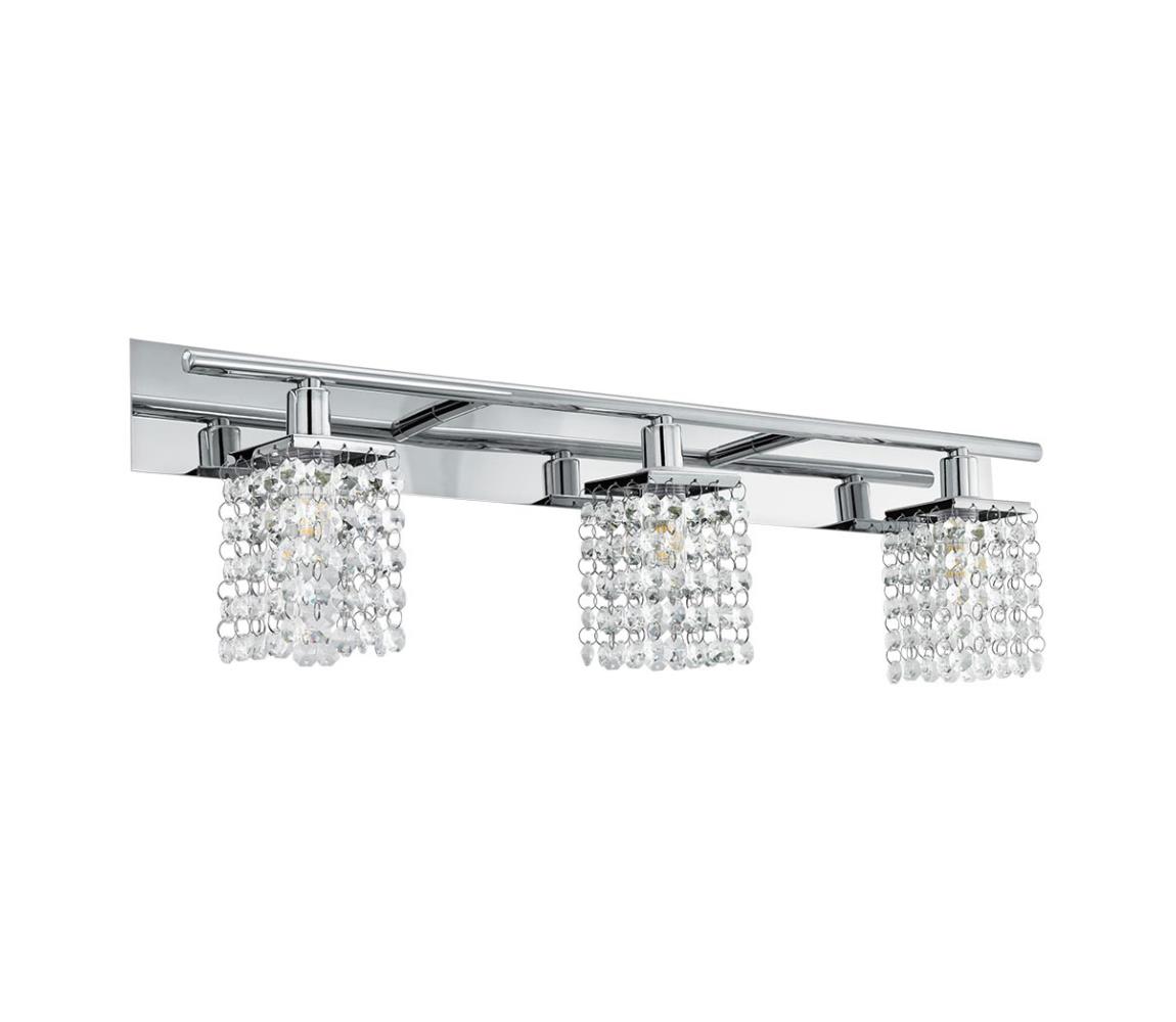 Eglo 97748 - LED Křišťálové koupelnové nástěnné svítidlo AREQUITO 3xG9/3W/230V IP44 97748