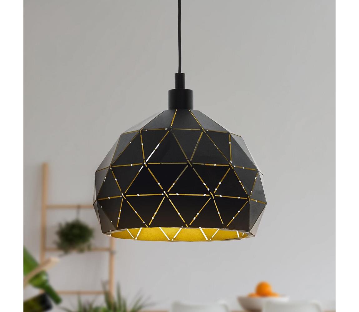 Eglo 97845 - Lustr na lanku ROCCAFORTE 1xE27/60W/230V 97845