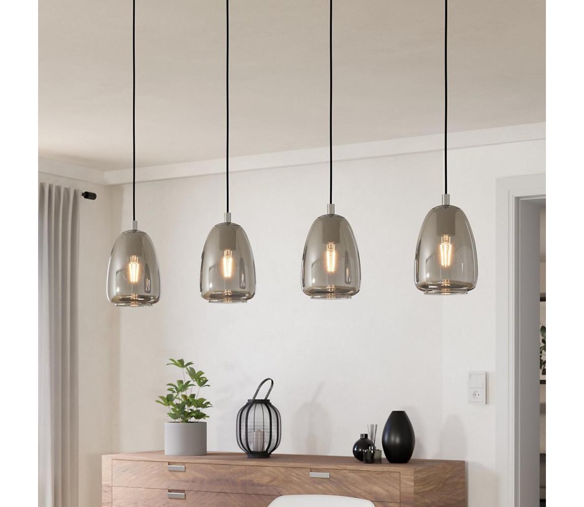 Eglo 98616 - Lustr na lanku ALOBRASE 4xE27/40W/230V 98616