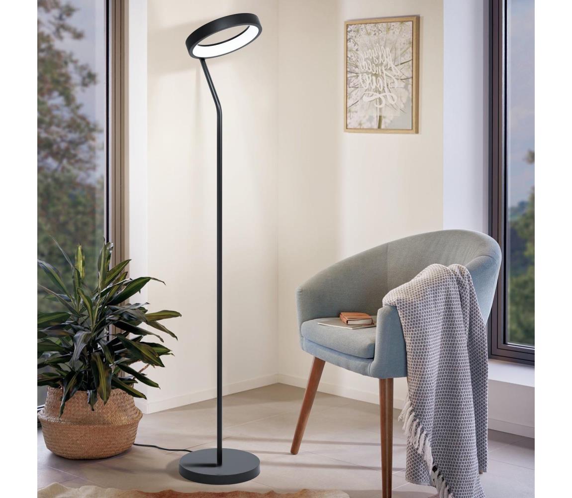Eglo 99031 - LED RGB Stmívatelná stojací lampa MARGHERA-C LED/16W/230V 99031