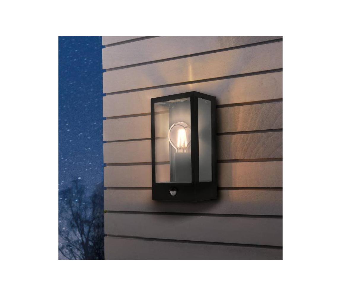Eglo 99587 - Venkovní nástěnné svítidlo se senzorem ALAMONTE 1xE27/60W/230V IP44 99587