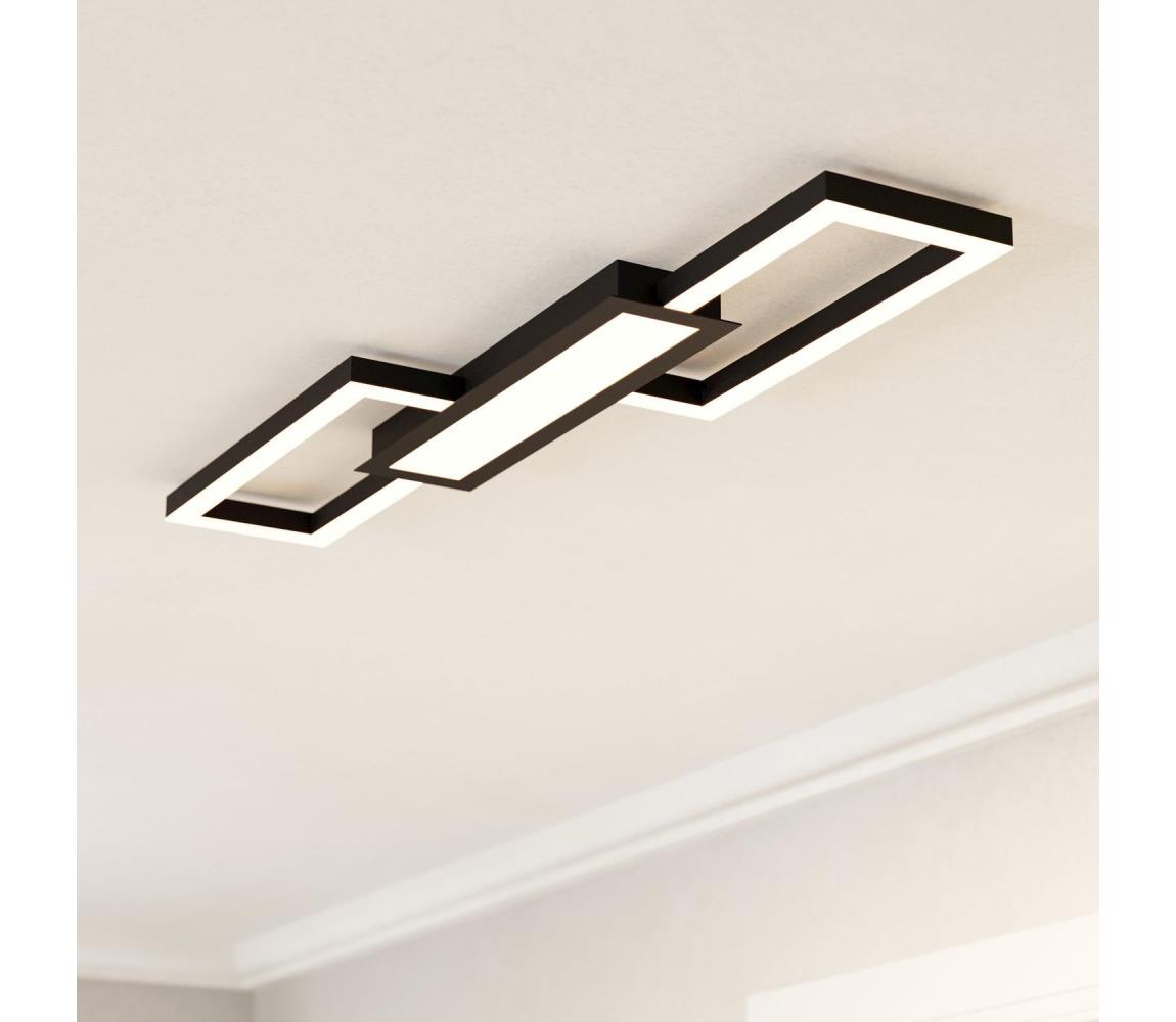 Eglo 99792 - LED Stmívatelné stropní svítidlo MONIROTE LED/37W/230V černá + DO 99792