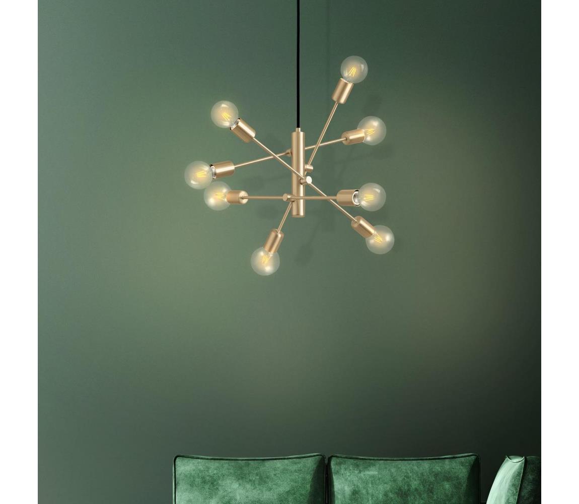 Eglo 99811 - Lustr na lanku GRADOLI 8xE27/40W/230V 99811