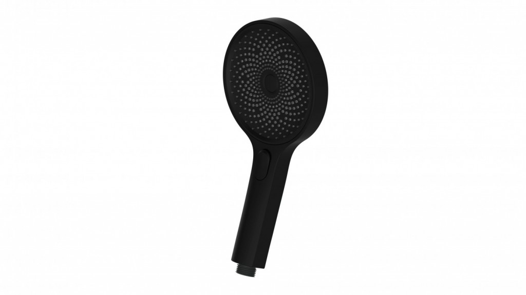 Eisl Ruční masážní sprcha 3 režimy sprchování, průměr 130mm, černá/chrom SAMOA RAIN (60956) 60256