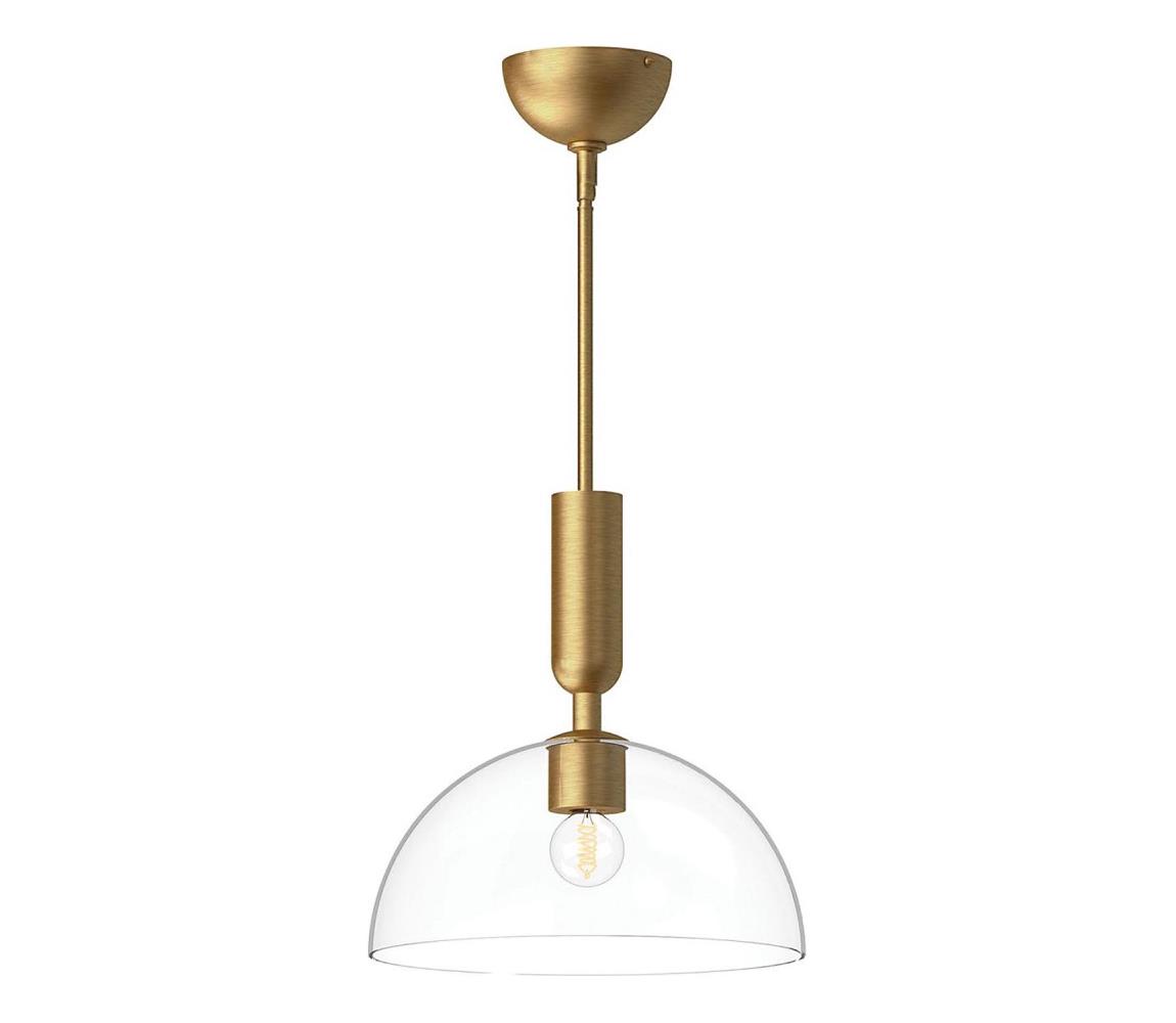 Elstead Alora Mood ALM-JUDE-P-GD-CL - Lustr na tyči JUDE 1xE27/60W/230V mosaz ALM-JUDE-P-GD-CL