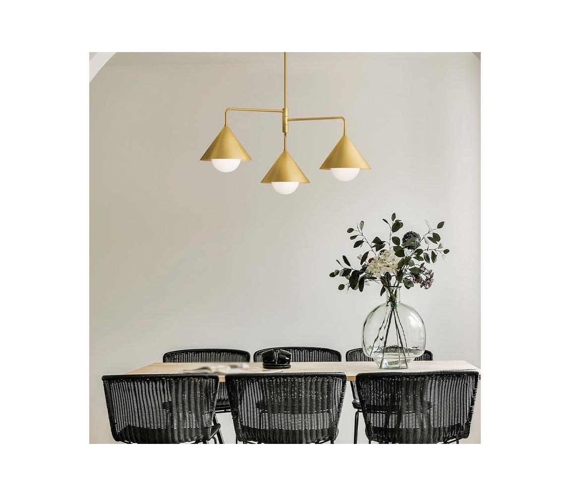 Elstead Alora Mood ALM-REMYCK3-GD - Lustr na tyči REMYCK 3xE27/60W/230V zlatá ALM-REMYCK3-GD