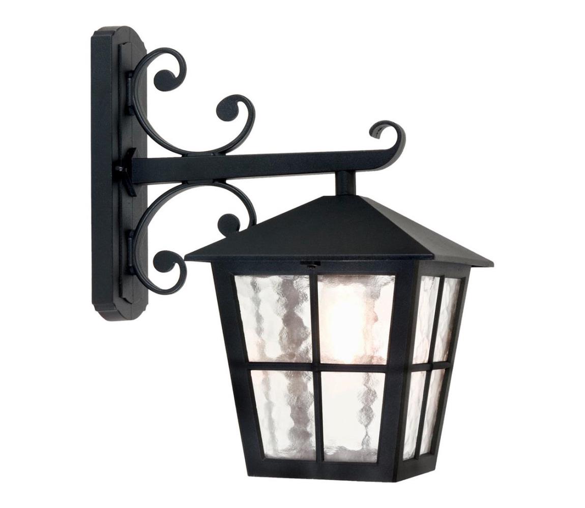 Elstead BL52M-BLACK - Venkovní nástěnné svítidlo CANTERBURY 1xE27/100W/230V IP43 BL52M-BLACK