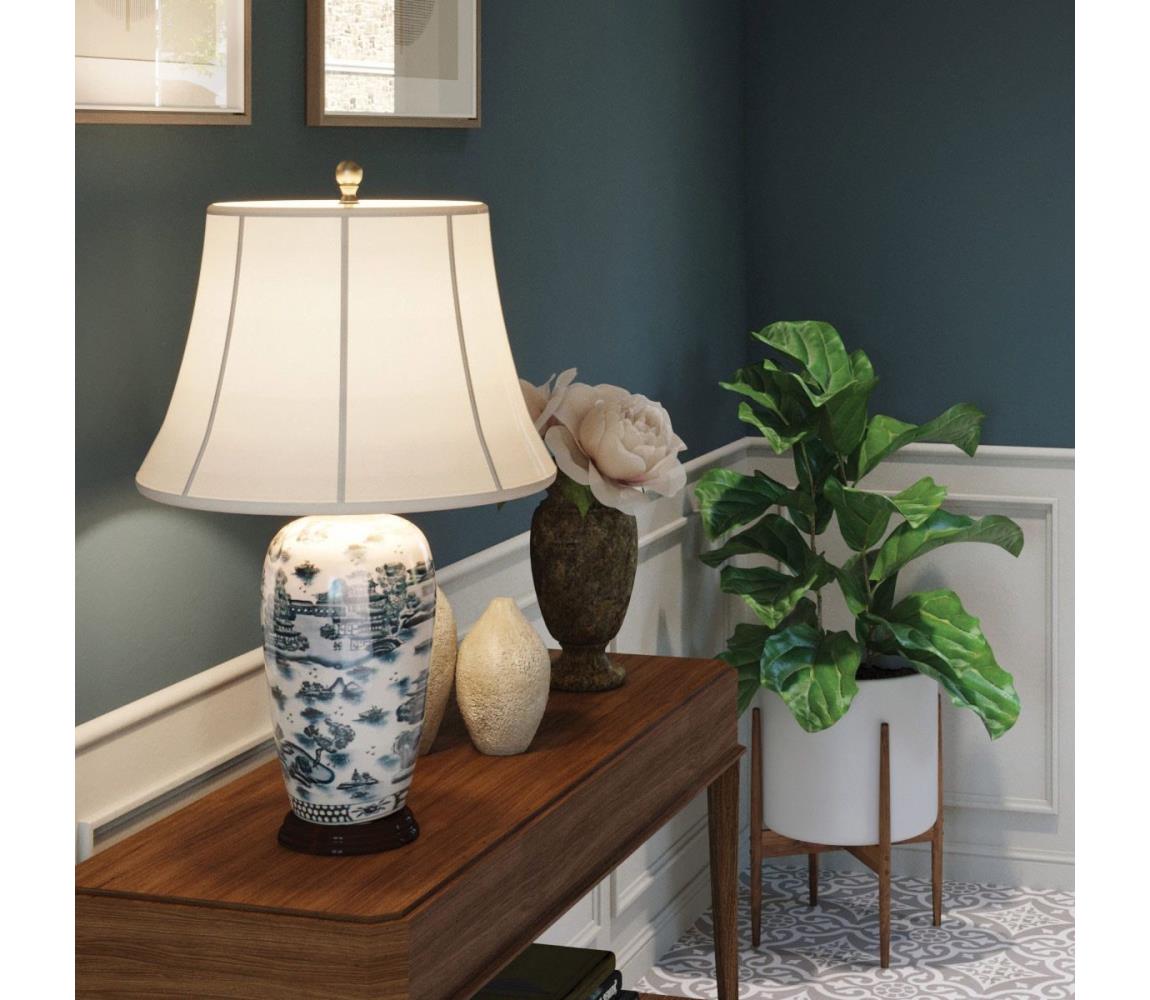 Elstead BLUE-TRAD-WP-TL - Stolní lampa BLUE TRADITIONAL 1xE27/60W/230V BLUE-TRAD-WP-TL
