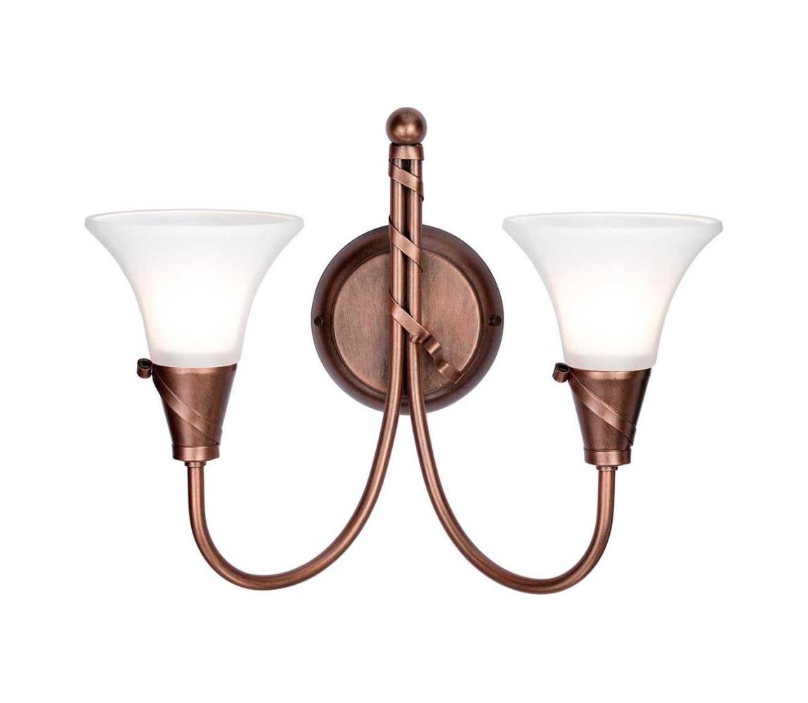 Elstead EM2-COPPER - Nástěnné svítidlo EMILY 2xE14/40W/230V EM2-COPPER