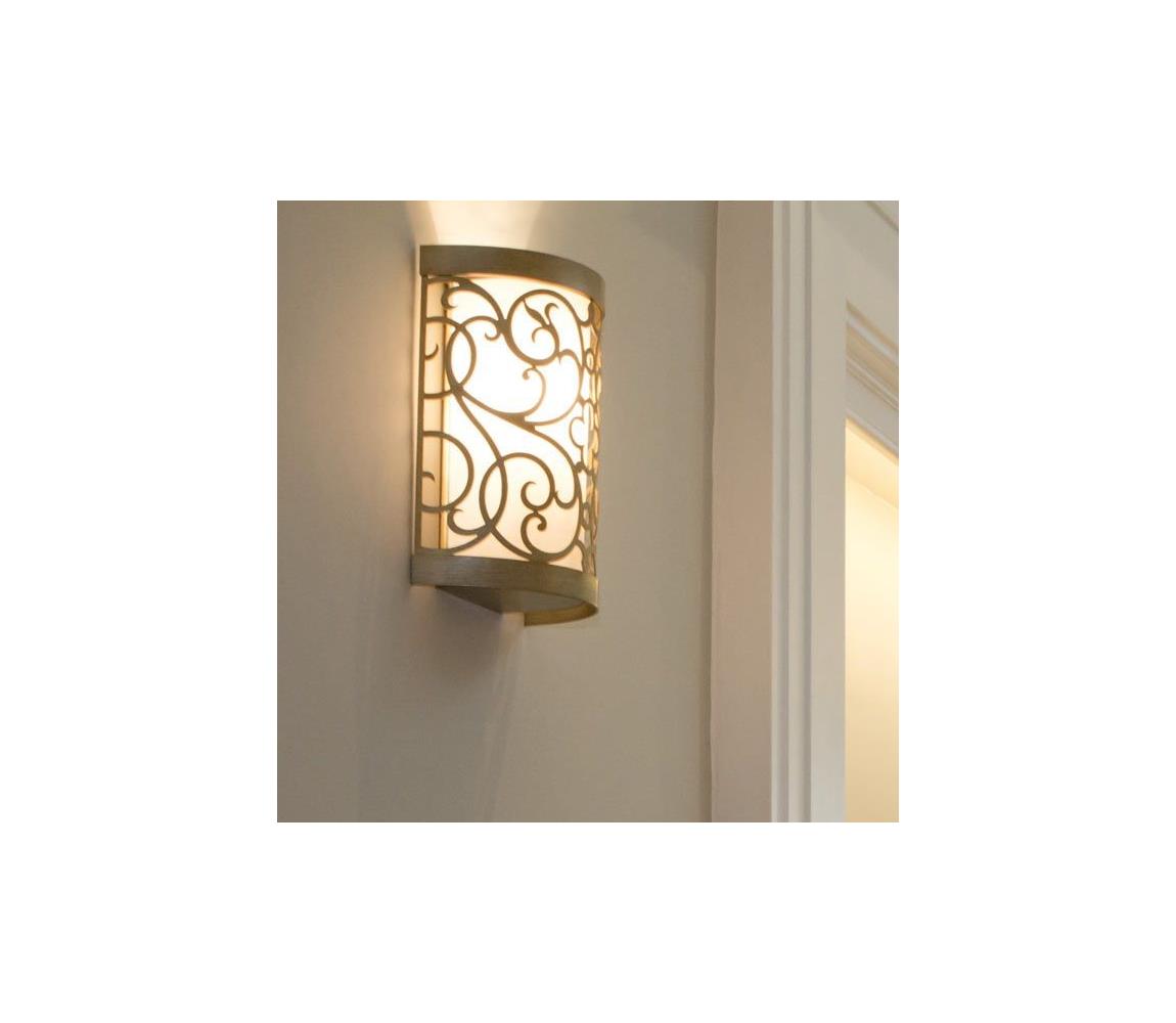 Elstead Feiss FE-ARABESQUE1 - Nástěnné svítidlo ARABESQUE 1xE14/60W/230V FE-ARABESQUE1