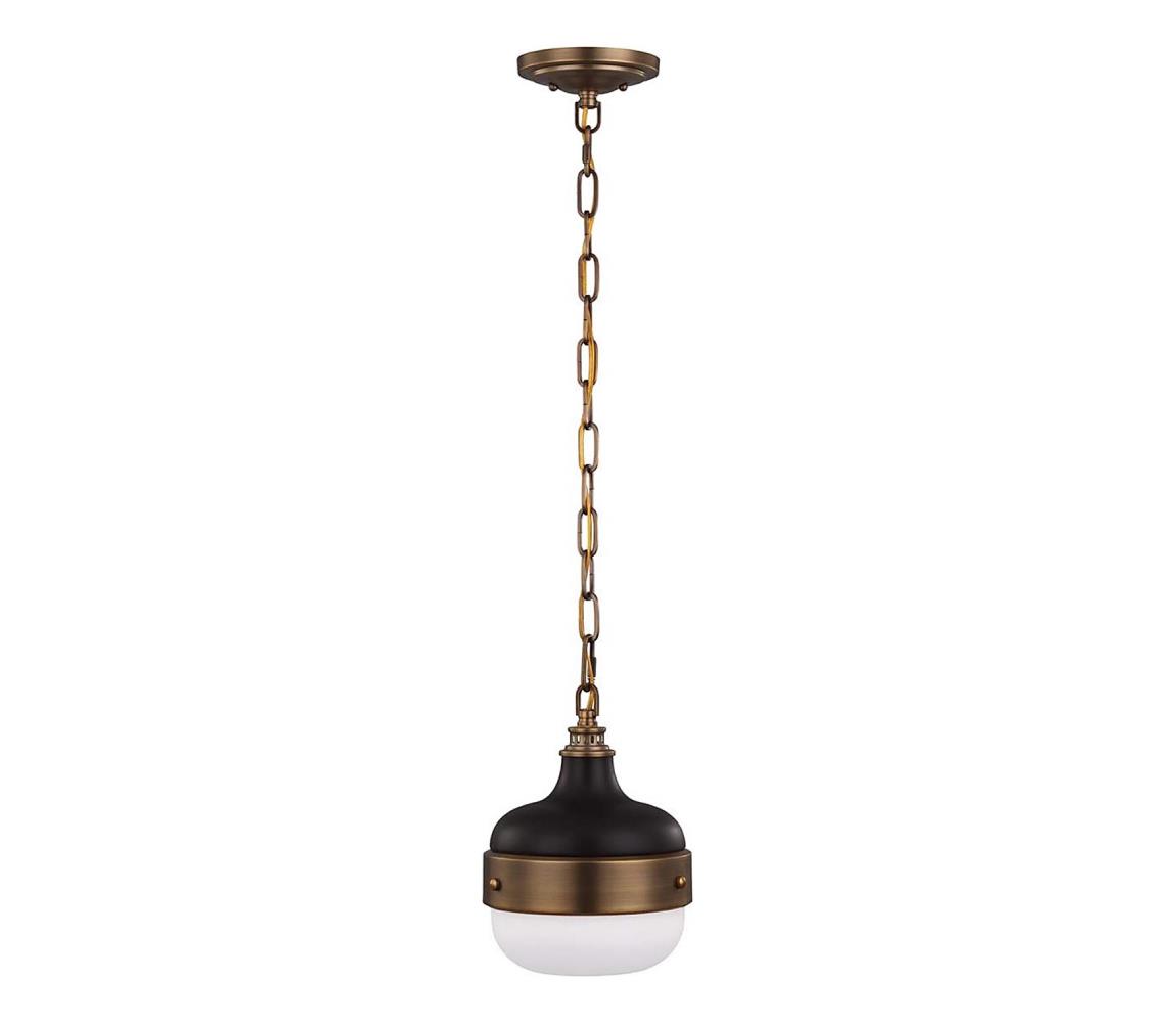 Elstead Feiss FE-CADENCE-1P-MB - Lustr na řetězu CADENCE 1xE27/75W/230V FE-CADENCE-1P-MB
