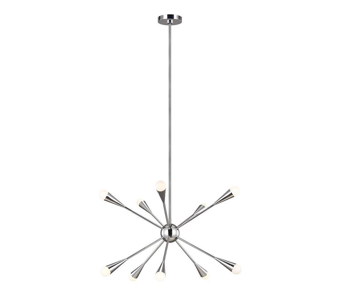 Elstead Feiss FE-JAX10-PN - LED Lustr na tyči JAX 10xG9/3W/230V lesklý chrom FE-JAX10-PN