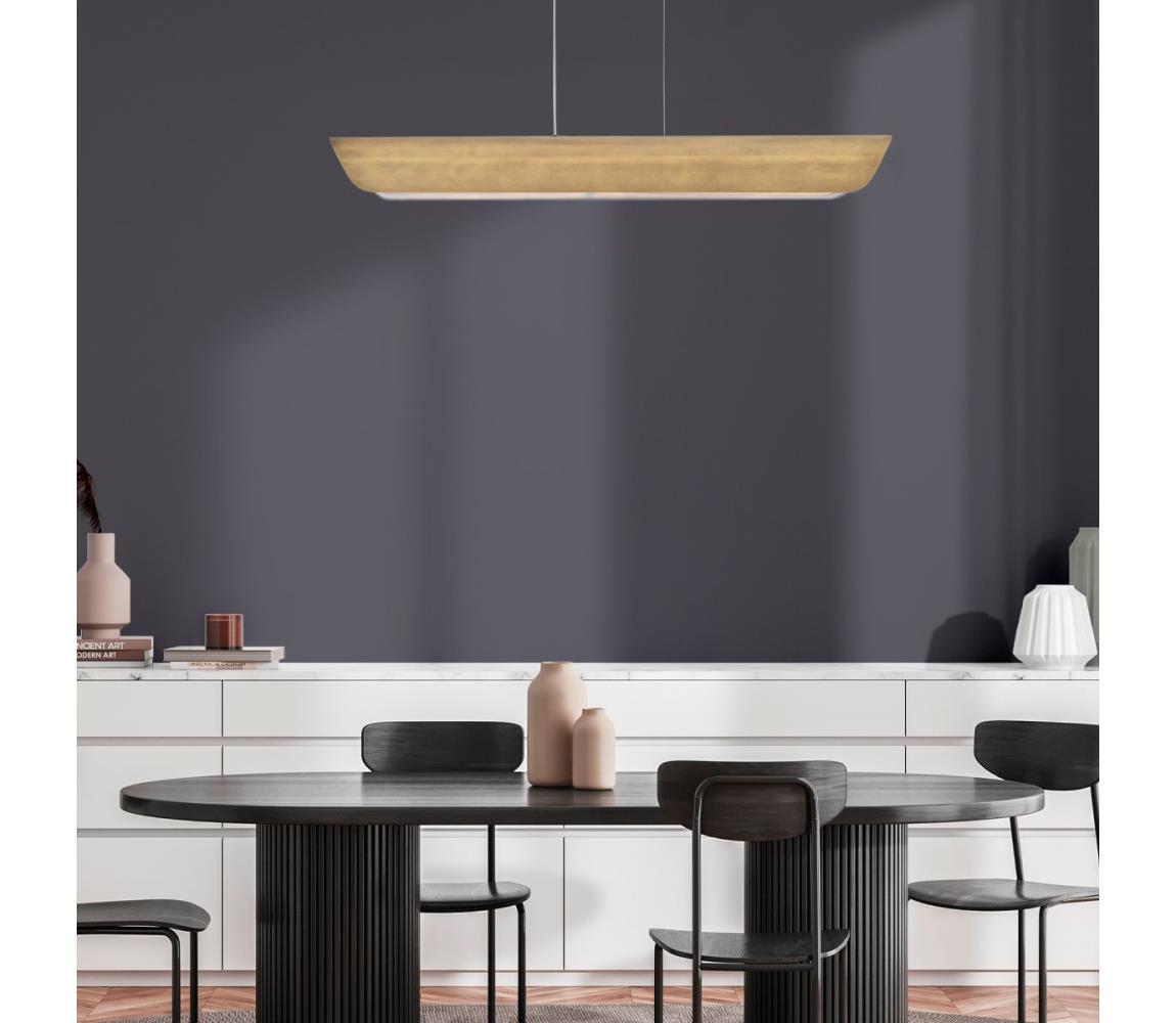 Elstead Hinkley HK-ARCO-LED-LP-117-HB - LED Lustr na lanku ARCO LED/43W/230V 3000K zlatá HK-ARCO-LED-LP-117-HB