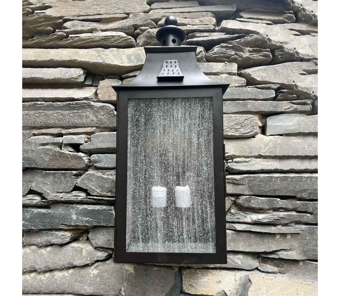 Elstead KENDAL - Venkovní nástěnné svítidlo KENDAL 2xE14/60W/230V IP44 KENDAL