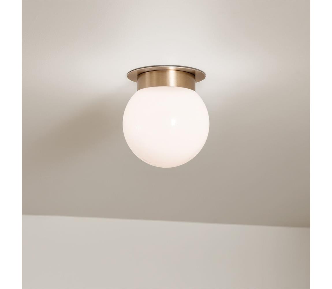 Elstead Kichler KL-ALBERS-F-G-CPZ-Stropní svítidlo ALBERS 1xE27/40W/230V pr.20,3cm zlatá KL-ALBERS-F-G-CPZ