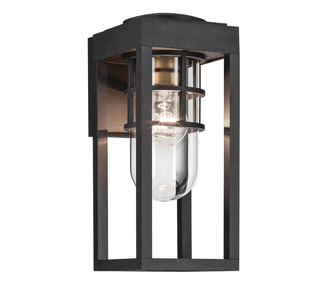 Elstead Kichler KL-HONE-S-BKT - Venkovní nástěnné svítidlo HONE S 1xE27/60W/230V IP44 KL-HONE-S-BKT