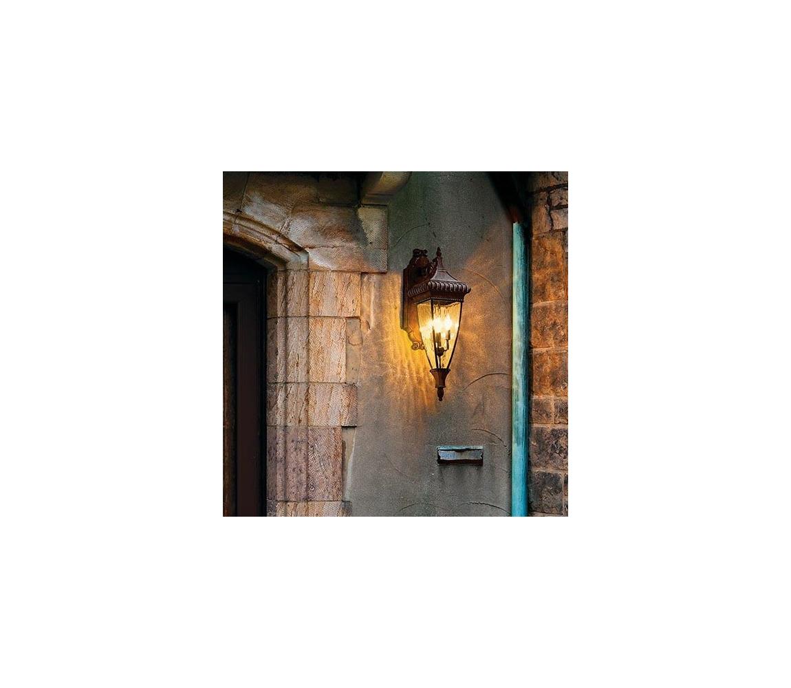 Elstead KL-VENETIAN2-M - Venkovní nástěnné svítidlo VENETIAN 2xE14/60W/230V IP44 KL-VENETIAN2-M