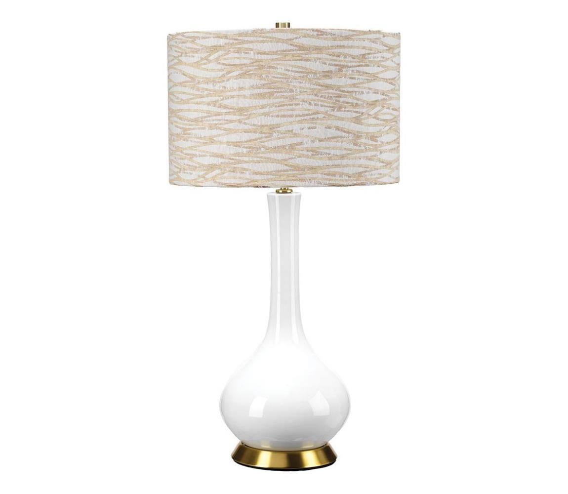 Elstead MILO-AB-TL-LANT - Stolní lampa MILO 1xE27/60W/230V béžová MILO-AB-TL-LANT