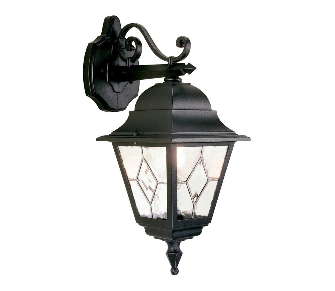 Elstead NR2-BLK - Venkovní nástěnné svítidlo NORFOLK 1xE27/100W/230V IP43 NR2-BLK