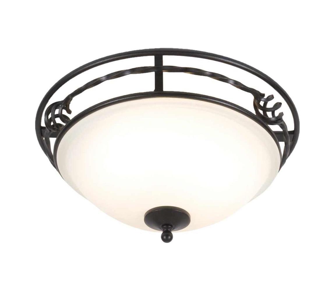Elstead PB-F-A-BLACK - Stropní svítidlo PEMBROKE 2xE27/60W/230V PB-F-A-BLACK