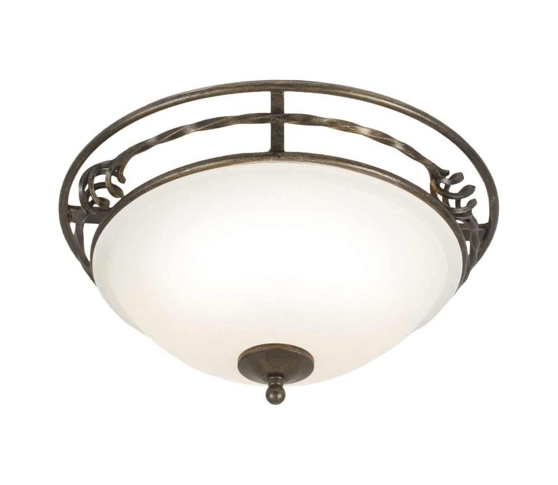 Elstead PB-F-A-BLK-GOLD - Stropní svítidlo PEMBROKE 2xE27/60W/230V PB-F-A-BLK-GOLD