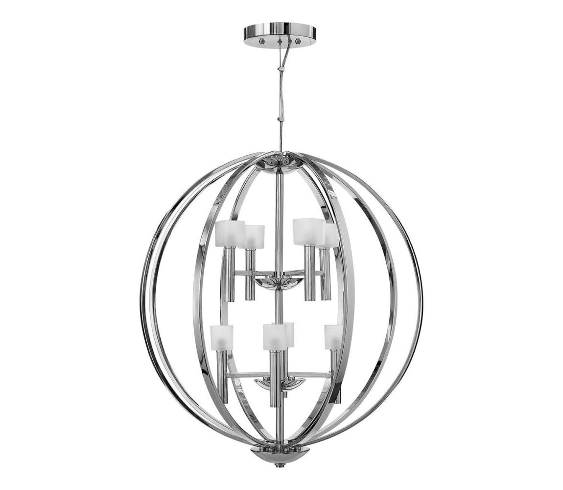 Elstead Quintiesse QN-MONDO8 - LED Lustr na lanku MONDO 8xG9/3W/230V lesklý chrom QN-MONDO8