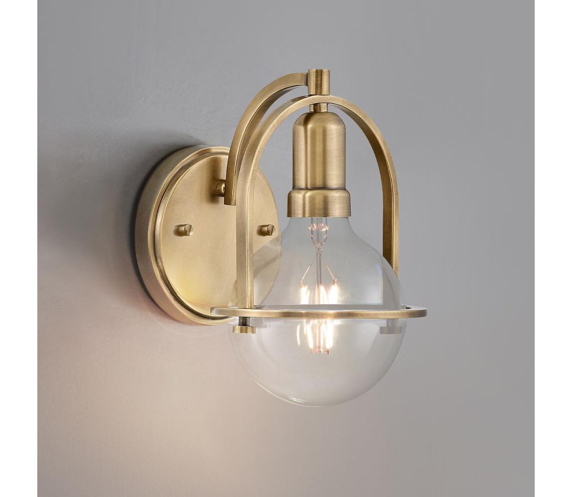 Elstead Quintiesse QN-SOMERSET1-C-HB - Nástěnná lampa SOMERSET 1xE27/60W/230V zlatá QN-SOMERSET1-C-HB