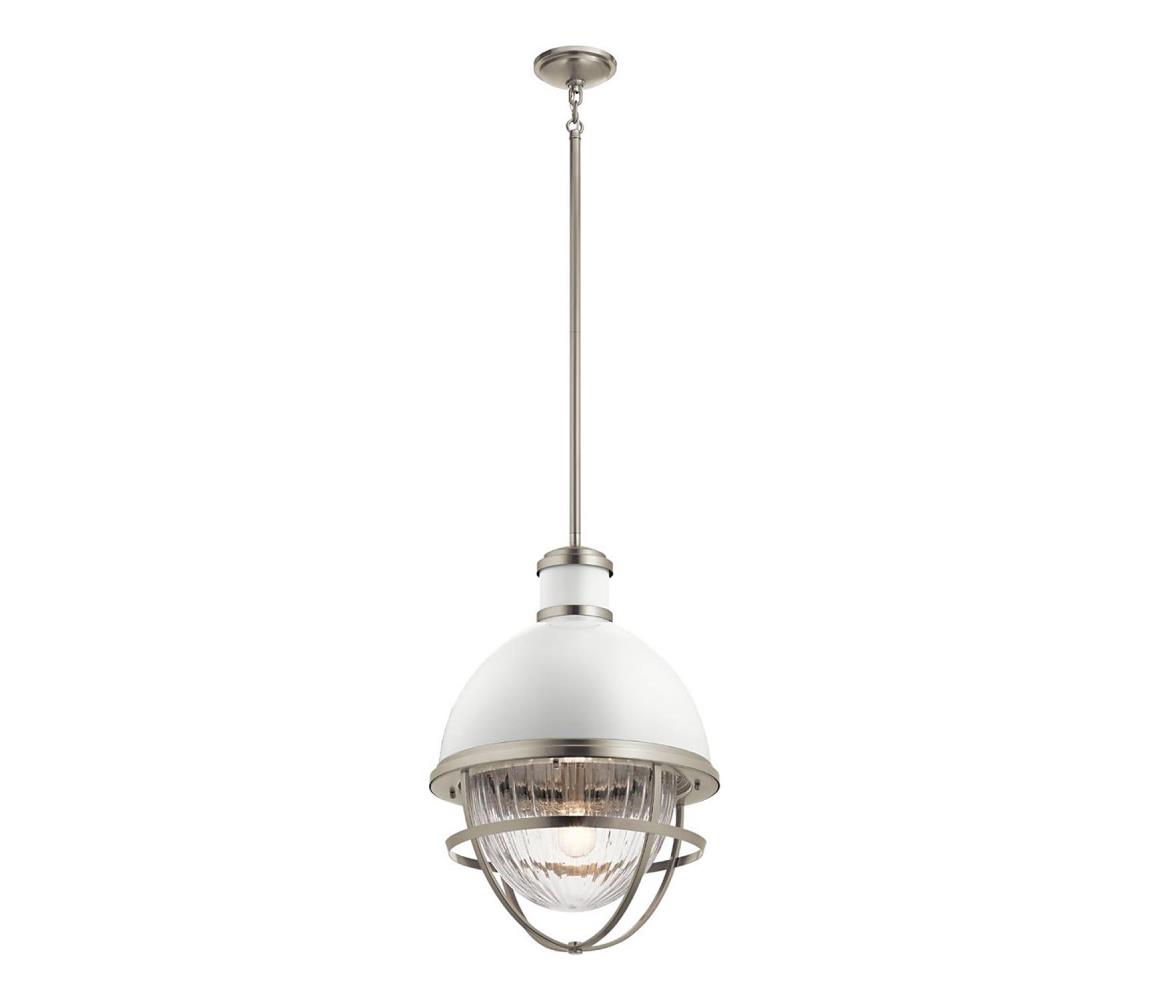 Elstead Quintiesse QN-TOLLIS-P-BN - Lustr na tyči TOLLIS 1xE27/40W/230V matný chrom QN-TOLLIS-P-BN