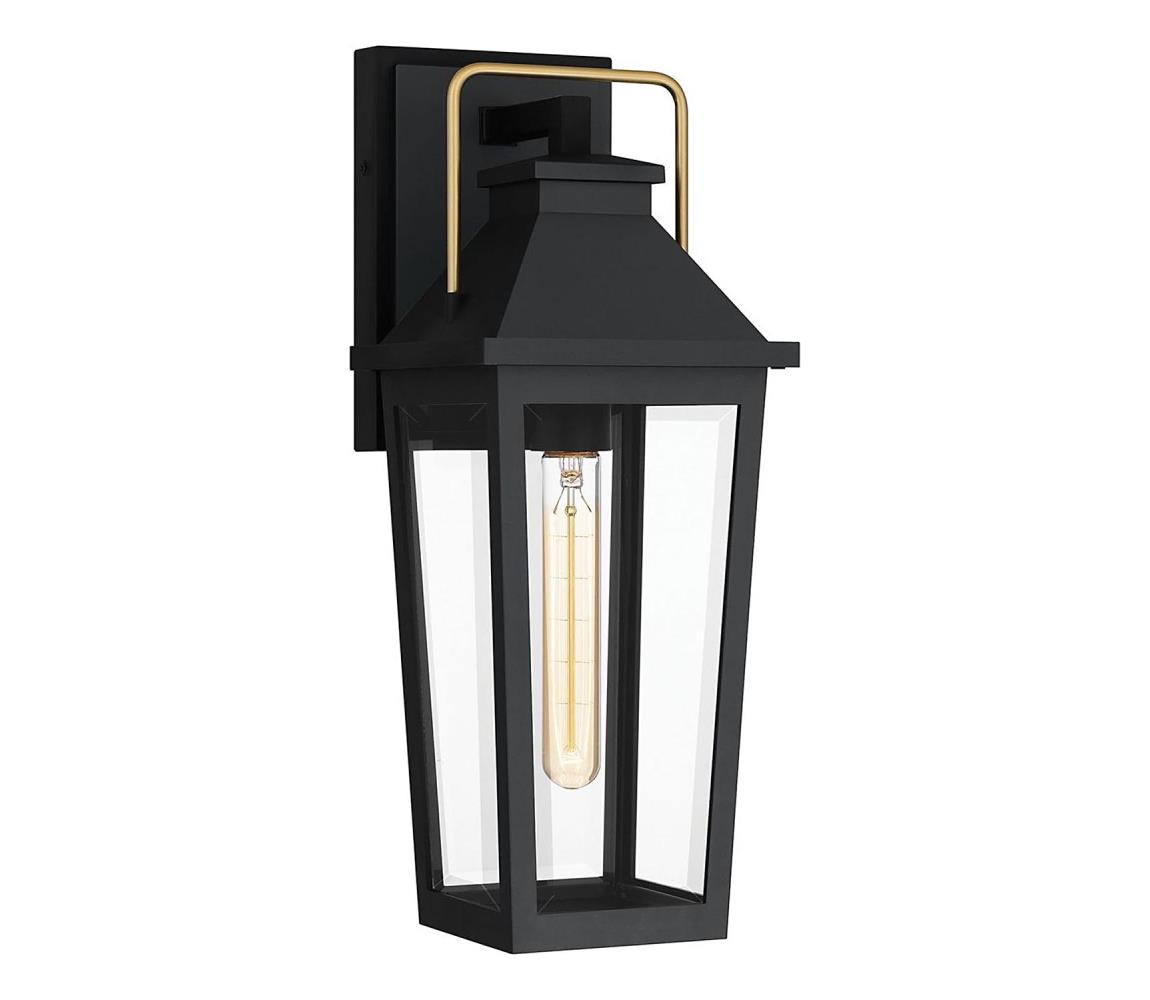 Elstead Quoizel QZ-BUCKLEY-M-MBK - Venk. nástěnné svítidlo BUCKLEY M 1xE27/40W/230V IP44 QZ-BUCKLEY-M-MBK