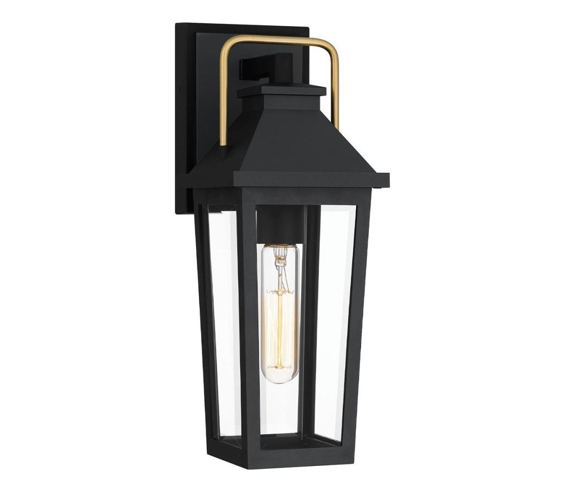 Elstead Quoizel QZ-BUCKLEY-S-MBK - Venk. nástěnné svítidlo S BUCKLEY 1xE27/40W/230V IP44 QZ-BUCKLEY-S-MBK