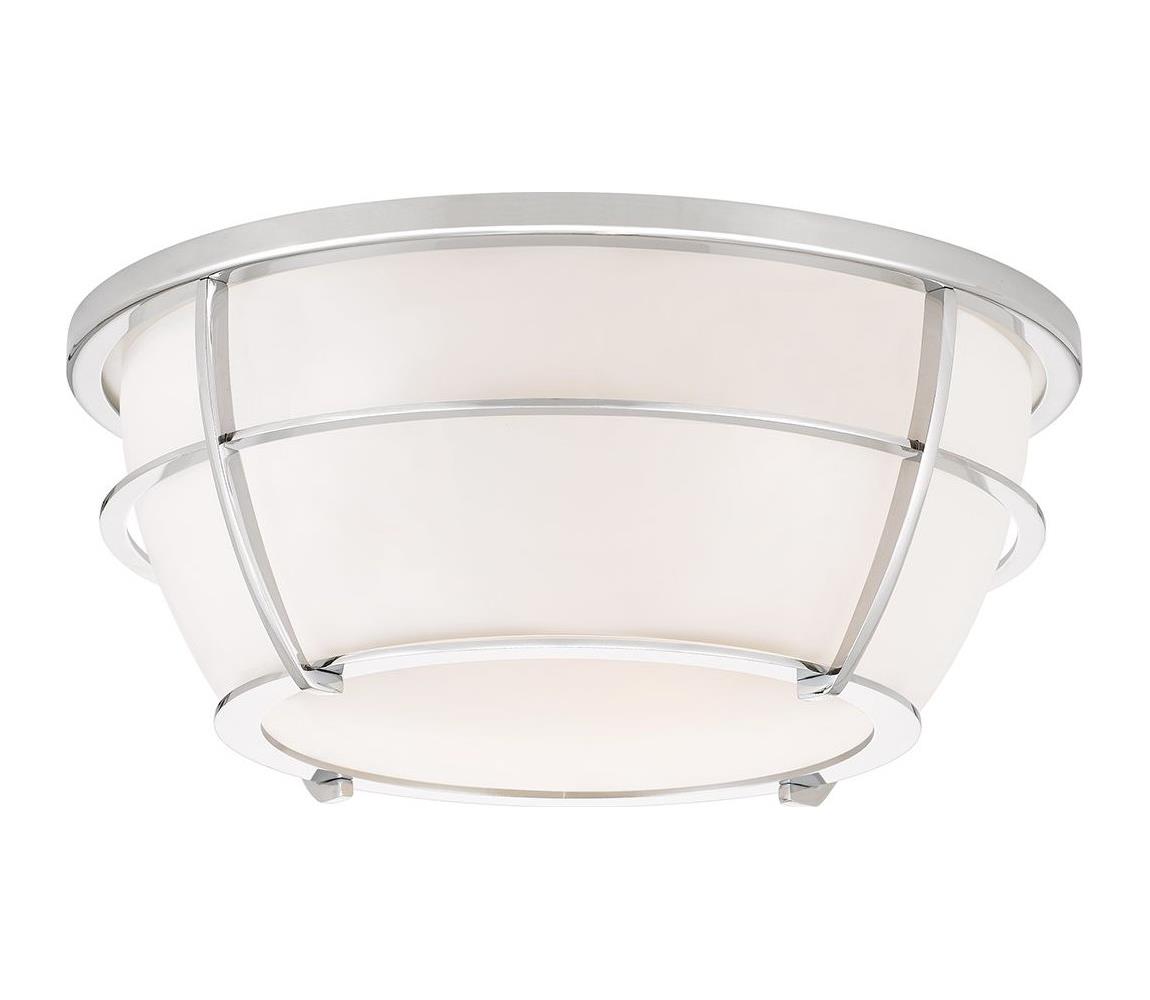 Elstead Quoizel QZ-CHANCE-F-PC - Koupel. stropní svítidlo CHANCE 2xE27/60W/230V IP44 QZ-CHANCE-F-PC