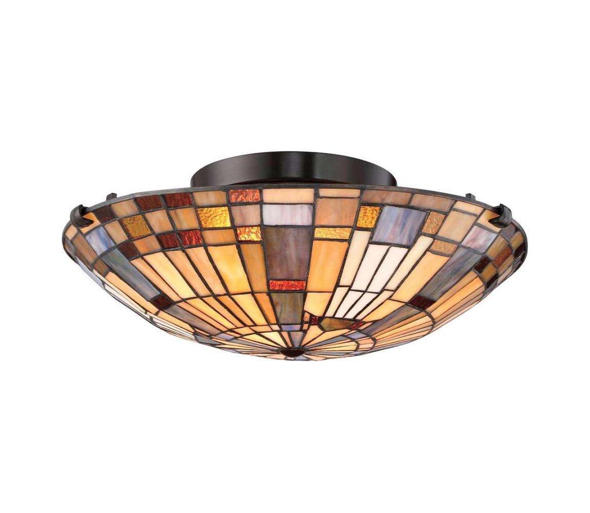 Elstead Quoizel QZ-INGLENOOK-F-SMALL-Stropní svítidlo INGLENOOK 2xE27/60W/230V pr.40,7cm QZ-INGLENOOK-F-SMALL
